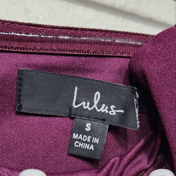 Lulus Sensational Beauty Plum Purple Strapless Maxi Dress S Wedding Party Formal - Picture 9 of 9